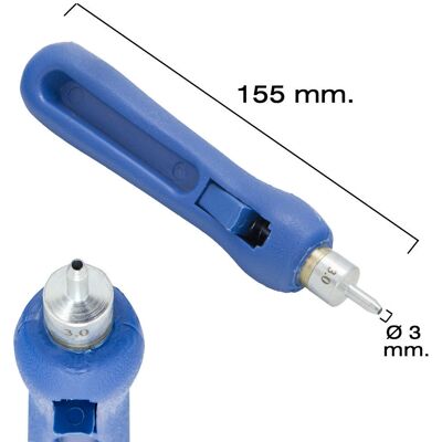 Saturnia Bewässerungsrohr Werkzeug - Mikro Tropfer Lochstanzer - 3mm Saturnia Bewässerungsrohr Werkzeug - Mikro Tropfer Lochstanzer - 3mm