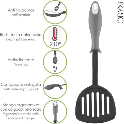 Marca Modello - Spatola da Cucina in Nylon - Resistente al Calore - Senza Graffi - 34,5cm Marca Modello - Spatola da Cucina in Nylon - Resistente al Calore - Senza Graffi - 34,5cm