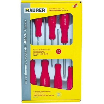 Wolfpack 7-teiliges Schrauberset aus Chrom-Vanadium - Industrie Wolfpack 7-teiliges Schrauberset aus Chrom-Vanadium - Industrie