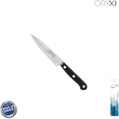 Couteau de Cuisine ORYX - Lame en Acier Inoxydable 11cm - Noir - Publicité Couteau de Cuisine ORYX - Lame en Acier Inoxydable 11cm - Noir - Publicité
