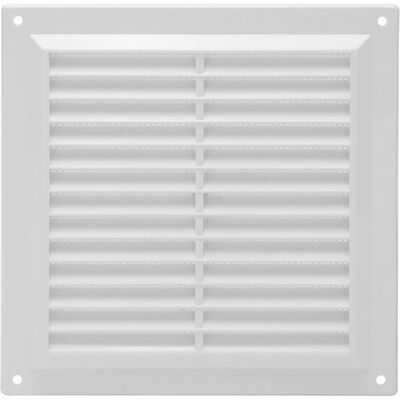 Wolfpack 17x17 cm Plastic Overlap Ventilatierooster - Insectenbarrière Wolfpack 17x17 cm Plastic Overlap Ventilatierooster - Insectenbarrière