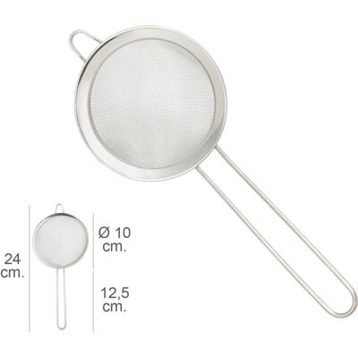 Colino da cucina in acciaio inox ORYX da 10cm - Lavabile in lavastoviglie Colino da cucina in acciaio inox ORYX da 10cm - Lavabile in lavastoviglie