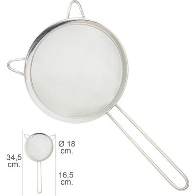 Oryx - Tamis en Acier Inoxydable - Lavable en Lave-Vaisselle - Publicité Oryx - Tamis en Acier Inoxydable - Lavable en Lave-Vaisselle - Publicité