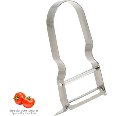 ORYX Edelstahl-Tomaten-Schäler - 6,7x11cm - Schäler ORYX Edelstahl-Tomaten-Schäler - 6,7x11cm - Schäler