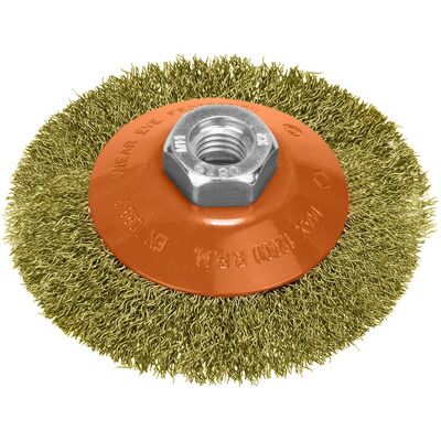 Roulette en fil d'acier laitoné WOLFPACK - Brosse Roulette en fil d'acier laitoné WOLFPACK - Brosse