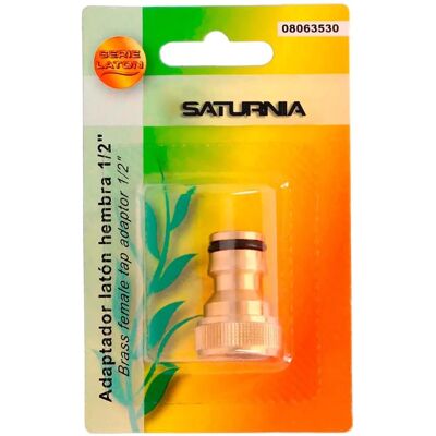 SmartGroup SATURNIA - Adattatore tubo ottone 1/2" femmina, connettore rapido per giardino SmartGroup SATURNIA - Adattatore tubo ottone 1/2" femmina, connettore rapido per giardino