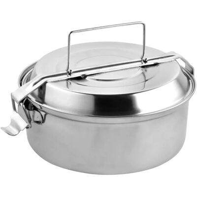 ORYX Edelstahl Lunchbox - 2 Teller - 16cm - Für Outdoor ORYX Edelstahl Lunchbox - 2 Teller - 16cm - Für Outdoor