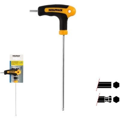 Wolfpack 2104515 Handschrauber - Sechskant, Soft Touch, 4,0mm Wolfpack 2104515 Handschrauber - Sechskant, Soft Touch, 4,0mm