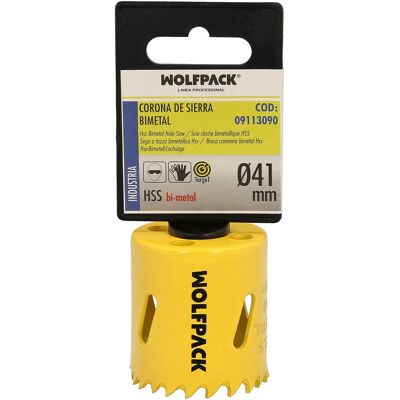 Wolfpack Modello 09113090 Sega per Fori - Bimetallo Ø 41 mm Wolfpack Modello 09113090 Sega per Fori - Bimetallo Ø 41 mm