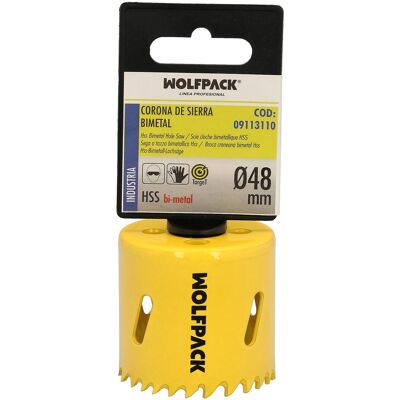 Bimetal gatzaag 048 mm - Getemperd, Versterkte basis - Boren in hout, staal, ijzer Bimetal gatzaag 048 mm - Getemperd, Versterkte basis - Boren in hout, staal, ijzer