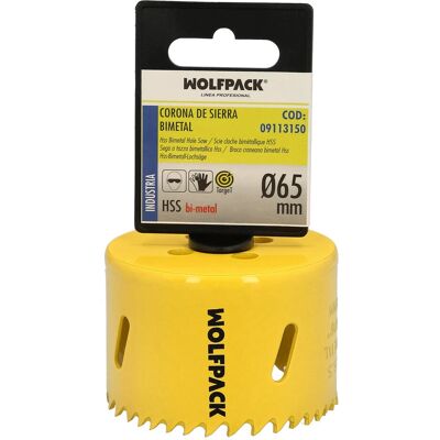 Scie à trou Wolfpack 09113150 - Durable bimétallique pour bois et métal - Publicité Scie à trou Wolfpack 09113150 - Durable bimétallique pour bois et métal - Publicité