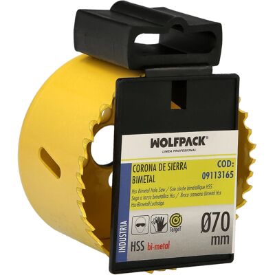 Wolfpack 09113165 Gatenzaag - 70mm Bimetal, Versterkte Basis Wolfpack 09113165 Gatenzaag - 70mm Bimetal, Versterkte Basis