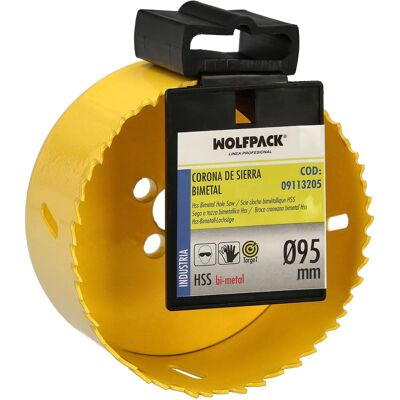 Scie de Perçage Wolfpack - Ø 95 mm Bimétal, Dents Templées Scie de Perçage Wolfpack - Ø 95 mm Bimétal, Dents Templées