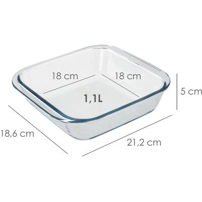 ORYX 05024130 Borosilikatglas Backform - Salate & Desserts ORYX 05024130 Borosilikatglas Backform - Salate & Desserts