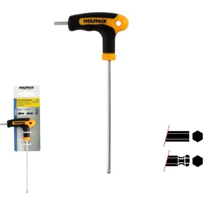 Wolfpack Modell 3,0mm Ergonomischer Innensechskantschlüssel - Schraubenzieher Wolfpack Modell 3,0mm Ergonomischer Innensechskantschlüssel - Schraubenzieher