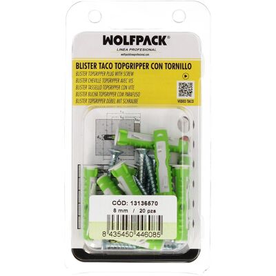 Wolfpack Universal Dübel - Ø 8 mm, 20 Stück Wolfpack Universal Dübel - Ø 8 mm, 20 Stück