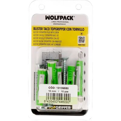 WOLFPACK Universele Muurankers - 10 stuks Ø 10 mm WOLFPACK Universele Muurankers - 10 stuks Ø 10 mm