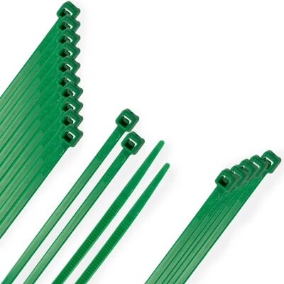 Attaches en nylon Wolfpack - Vert - 2,5x100mm - 100 unités - Organisateur de câbles Attaches en nylon Wolfpack - Vert - 2,5x100mm - 100 unités - Organisateur de câbles