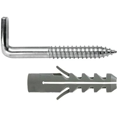 WOLFPACK LINEA PROFESIONAL - Kit de fixation Ø 10 x 50 mm - Fixation pour chauffe-eau - Publicité WOLFPACK LINEA PROFESIONAL - Kit de fixation Ø 10 x 50 mm - Fixation pour chauffe-eau - Publicité
