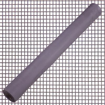 Pantalla de fibra de vidrio gris - 80cm x 50m - Protección contra insectos Pantalla de fibra de vidrio gris - 80cm x 50m - Protección contra insectos