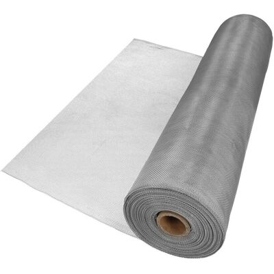 Mosquitero de fibra de vidrio gris Wolfpack - 18x16/150cm - Rollo 50m Mosquitero de fibra de vidrio gris Wolfpack - 18x16/150cm - Rollo 50m