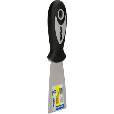 WOLFPACK Spatule Gummy Grip 40mm - Spatule pour Plâtre et Peinture WOLFPACK Spatule Gummy Grip 40mm - Spatule pour Plâtre et Peinture
