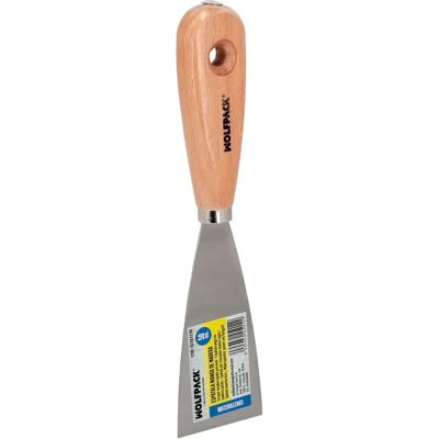 Spatule en Acier au Carbon WOLFPACK - 50mm - Outil Professionnel Polyvalent - Publicité Spatule en Acier au Carbon WOLFPACK - 50mm - Outil Professionnel Polyvalent - Publicité