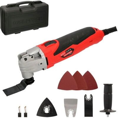 WOLFPACK WOLFPACK Herramienta Multifuncion - 300W, Velocidad Variable, Accesorios WOLFPACK WOLFPACK Herramienta Multifuncion - 300W, Velocidad Variable, Accesorios