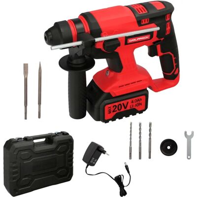 Wolfpack Martillo SDS Plus 20V - 3 Funciones, 1.400 R.P.M. Wolfpack Martillo SDS Plus 20V - 3 Funciones, 1.400 R.P.M.