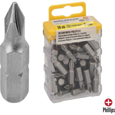 Wolfpack Model 1 Zeskantige Tips - Schroevendraaier Bits Wolfpack Model 1 Zeskantige Tips - Schroevendraaier Bits