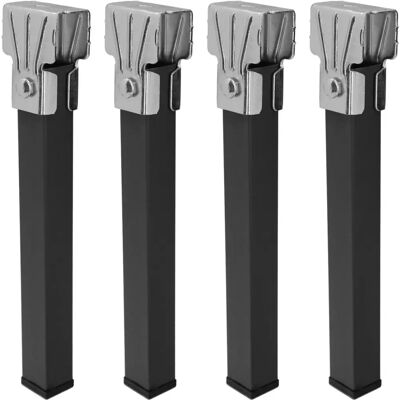 Pieds de cadre de lit Wolfpack - 30x30/40 mm - 25 cm - Pack de 4 - Publicité Pieds de cadre de lit Wolfpack - 30x30/40 mm - 25 cm - Pack de 4 - Publicité