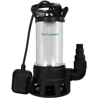 Bomba Sumergible de Aguas Residuales Saturnia - Acero Inoxidable, 1300W, 25,000 L/h, 7m Profundidad Bomba Sumergible de Aguas Residuales Saturnia - Acero Inoxidable, 1300W, 25,000 L/h, 7m Profundidad