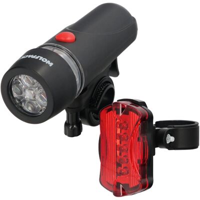 Wolfpack Fietsverlichtingset - LED Voor- en Achterlichten - Professionele Lijn Wolfpack Fietsverlichtingset - LED Voor- en Achterlichten - Professionele Lijn