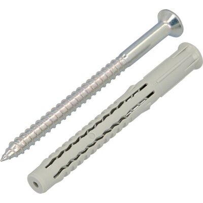 Wolfpack Modelo T40 10x100 mm Conjunto de Taco y Tornillo - Juego de tacos y tornillos Wolfpack Modelo T40 10x100 mm Conjunto de Taco y Tornillo - Juego de tacos y tornillos