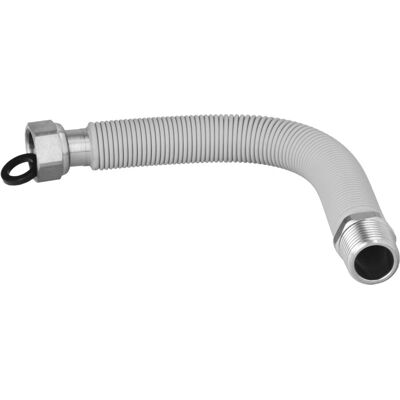 Tubo flexível ajustável em aço inoxidável Wolfpack - 22,5-30cm - 1/2" Tubo flexível ajustável em aço inoxidável Wolfpack - 22,5-30cm - 1/2"