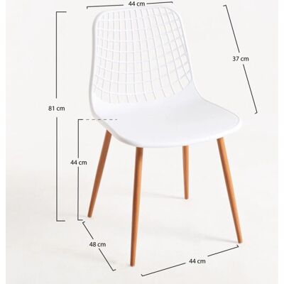 Cadeira Riva Branca de Regalos Miguel - Móveis para Sala de Jantar Cadeira Riva Branca de Regalos Miguel - Móveis para Sala de Jantar