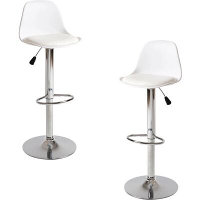 REGALOS MIGUEL Banqueta Tulipa - Branco - Industrial REGALOS MIGUEL Banqueta Tulipa - Branco - Industrial