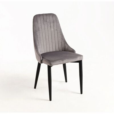 Cadeira Veludo Kan - Estilo Nórdico - 87cm Cadeira Veludo Kan - Estilo Nórdico - 87cm