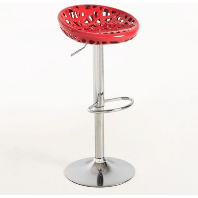 Miguel Vermelho Industrial Barstool Ajustável - Taburete Miguel Vermelho Industrial Barstool Ajustável - Taburete