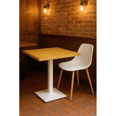 Mesa Miguel Kuat Branca 60cm - Estilo Industrial Mesa Miguel Kuat Branca 60cm - Estilo Industrial