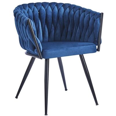 Silla Azul de Terciopelo Moderno Nórdico Miguel Widny - Muebles de Interior Silla Azul de Terciopelo Moderno Nórdico Miguel Widny - Muebles de Interior