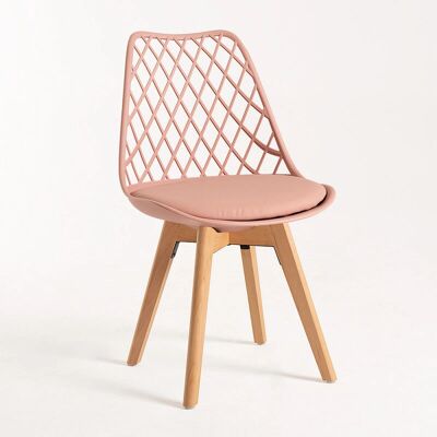 Cadeira Mima Rosa - Estilo Nórdico - Cadeira Cadeira Mima Rosa - Estilo Nórdico - Cadeira