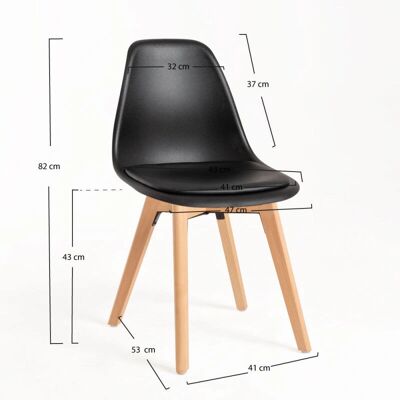 Silla Dami de RegalosMiguel - Asiento Ergonómico Modern para Interior Silla Dami de RegalosMiguel - Asiento Ergonómico Modern para Interior