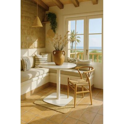 Mesa de comedor Sunset 70 cm Blanco Regalos Miguel - Mesa de comedor Mesa de comedor Sunset 70 cm Blanco Regalos Miguel - Mesa de comedor