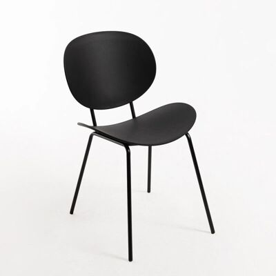 Silla Negra Dony - Muebles de Comedor Miguel Silla Negra Dony - Muebles de Comedor Miguel