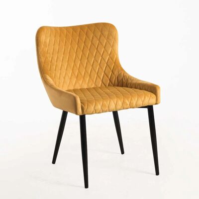 Silla Sanda Terciopelo Miguel - Soporta 120kg - Moderno para Comedor Silla Sanda Terciopelo Miguel - Soporta 120kg - Moderno para Comedor