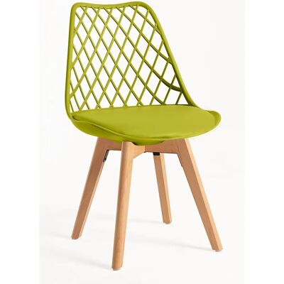 Conjunto de 6 Cadeiras Mima Verde Claro - Cadeira de Jantar Conjunto de 6 Cadeiras Mima Verde Claro - Cadeira de Jantar