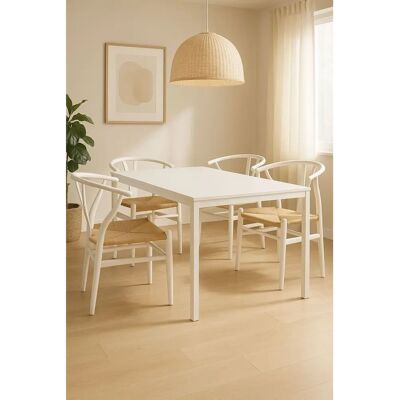 Miguel Mesa Tian 120x60cm Blanca Miguel Mesa Tian 120x60cm Blanca