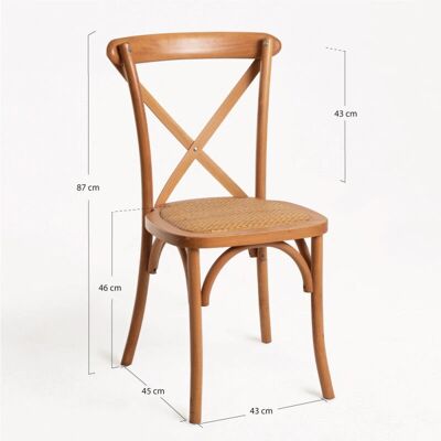 Silla Altea Madera Natural - Hogar y Oficina Silla Altea Madera Natural - Hogar y Oficina