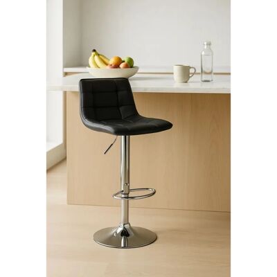 RegalosMiguel Taburete - Negro - Estilo Nórdico - Uso en Interior - Soporta 120kg - Montaje Requerido RegalosMiguel Taburete - Negro - Estilo Nórdico - Uso en Interior - Soporta 120kg - Montaje Requerido